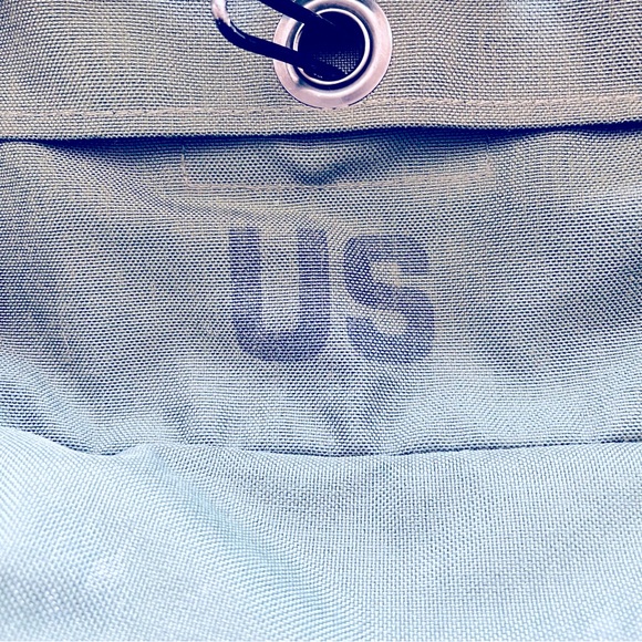 US Military Canvas Army Green Duffel Bag Rucksack Backpack - Picture 3 of 8